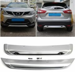Nissan Qashqai ön arka tampon koruması difüzör 2014-2018 Arası