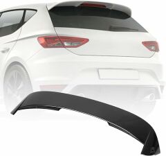 Seat Leon spoiler boyalı (Pianoblack) 2012 sonrası