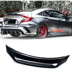 Honda Civic fc5 Jdm spoiler boyalı (Pianoblack) 2016-2021 arası