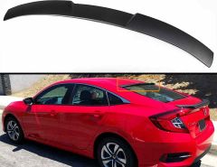 Honda Civic Rs cam üstü spoiler boyalı (Pianoblack) 2016-2021 arası