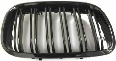 Bmw X5 E70 çift şeritli ön panjur ızgara 2006-2013 arası parlak siyah