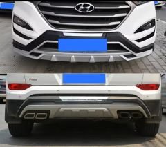 Hyundai Tucson Ön-Arka Tampon Koruması  2015-2018 (Model 2)