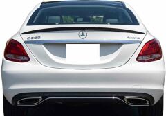 Mercedes w205 boyalı (Pianoblack) spoiler 2015-2021 arası