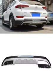 Hyundai Tucson Arka Tampon Koruması  2015-2018 Arası Uyumlu