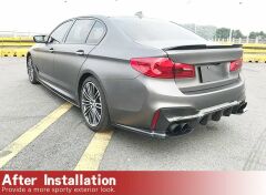 Bmw G30 boyalı (Pianoblack) spoiler 2016-2020 arası