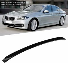 Bmw F10 boyalı (Pianoblack) cam üstü spoiler 2009-2016 arası