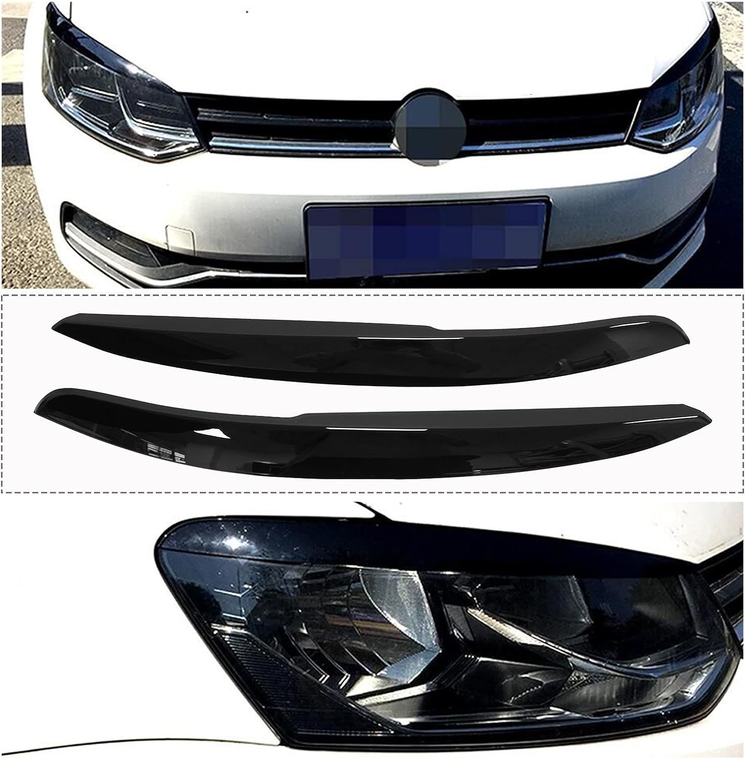Vw Polo 6R Far kaşı kaplaması 2011-2018 arası