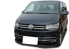 Vw T6 uyumlu ön tampon altı lip 3 parça pianoblack 2016+
