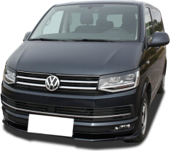 Vw T6 uyumlu ön tampon altı lip 3 parça pianoblack 2016+