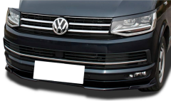 Vw T6 uyumlu ön tampon altı lip 3 parça pianoblack 2016+