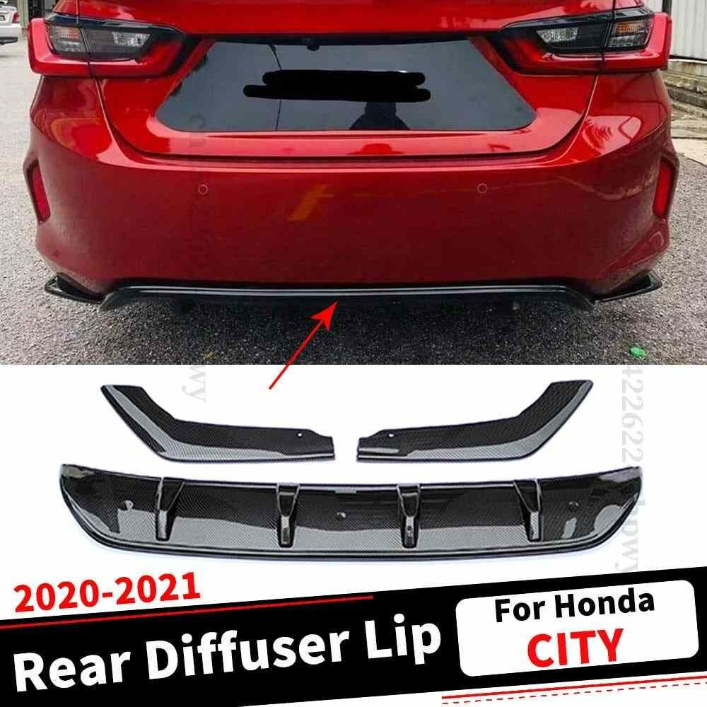 Honda City uyumlu arka tampon altı difüzör Siyah 2020 ve sonrası