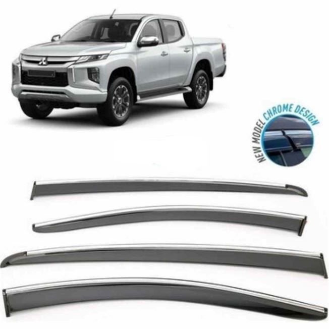 Mitsubishi L200 Trition Kromlu Cam Rüzgarlığı 2015-2023 arası Sunplex