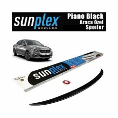 Peugeot 301 Spoiler Piano Black 2012-2021 arası modellere uyumlu Sunplex