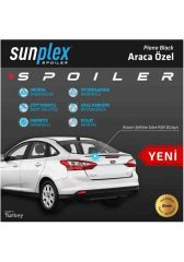 Renault Megane 4 Spoiler Piano Black 2016-2023 arası modellere uyumlu Sunplex