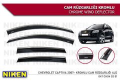 Chevrolet Captiva Kromlu Cam Rüzgarlığı Niken 2009 Sonrası
