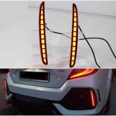 Honda Civic FK7 Typer Arka Tampon Ledi 2016+ modellere uyumlu