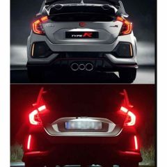 Honda Civic FK7 Typer Arka Tampon Ledi 2016+ modellere uyumlu
