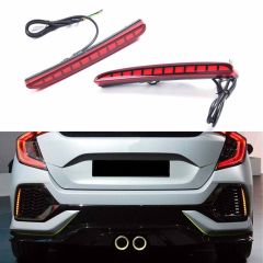 Honda Civic FK7 Typer Arka Tampon Ledi 2016+ modellere uyumlu