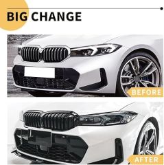 Bmw 3 serisi G20 Lci ön panjur böbrek 2023+ Sonrası Uyumlu