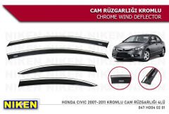Honda civic fd6 Kromlu Cam Rüzgarlığı Niken 2006-2012