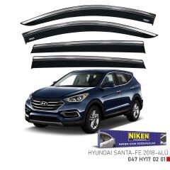 Hyundai Santa fe Kromlu Cam Rüzgarlığı Niken 2018+
