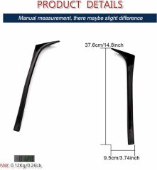 Volkswagen Golf 7 spoiler çıtası (Pianoblack) 2013 sonrası
