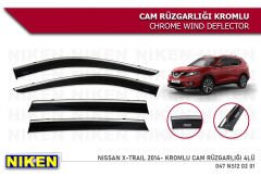 Nissan Xtrail Kromlu Cam Rüzgarlığı Niken 2014-2020