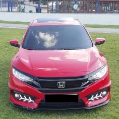 Honda civic fc5 sis lambası farı gündüz led ağaç dizayn 2016-2019 arası uyumlu
