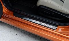 Honda Civic Fc5 Kapı Eşiği Işıklı Mavi 2016-2021 Arası Uyumlu