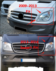 Mercedes Sprinter w906 gtr ön panjur ızgara seti krom-siyah 2009-2013 arası
