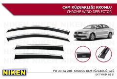 Vw Jetta Kromlu Cam Rüzgarlığı Niken 2011+