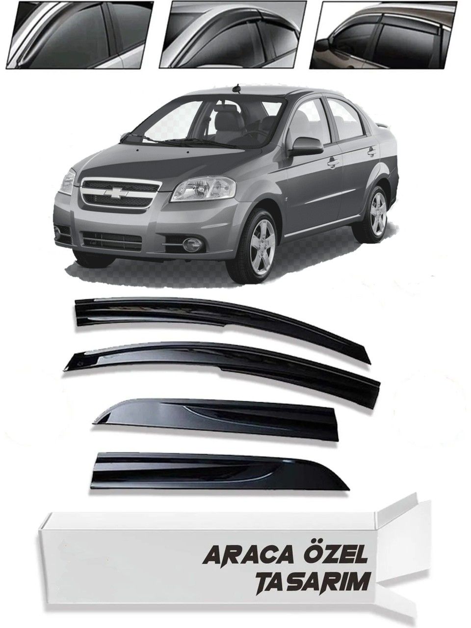 Chevrolet Aveo Sedan Uyumlu Cam Rüzgarlığı 2006-2010 Arası Mugen