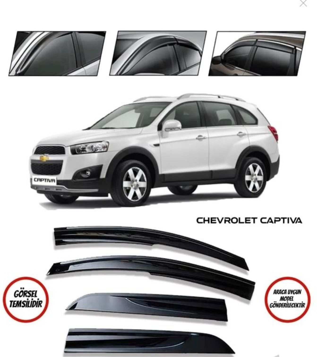 Chevrolet Captiva Uyumlu Cam Rüzgarlığı Mugen Tüm Modeller