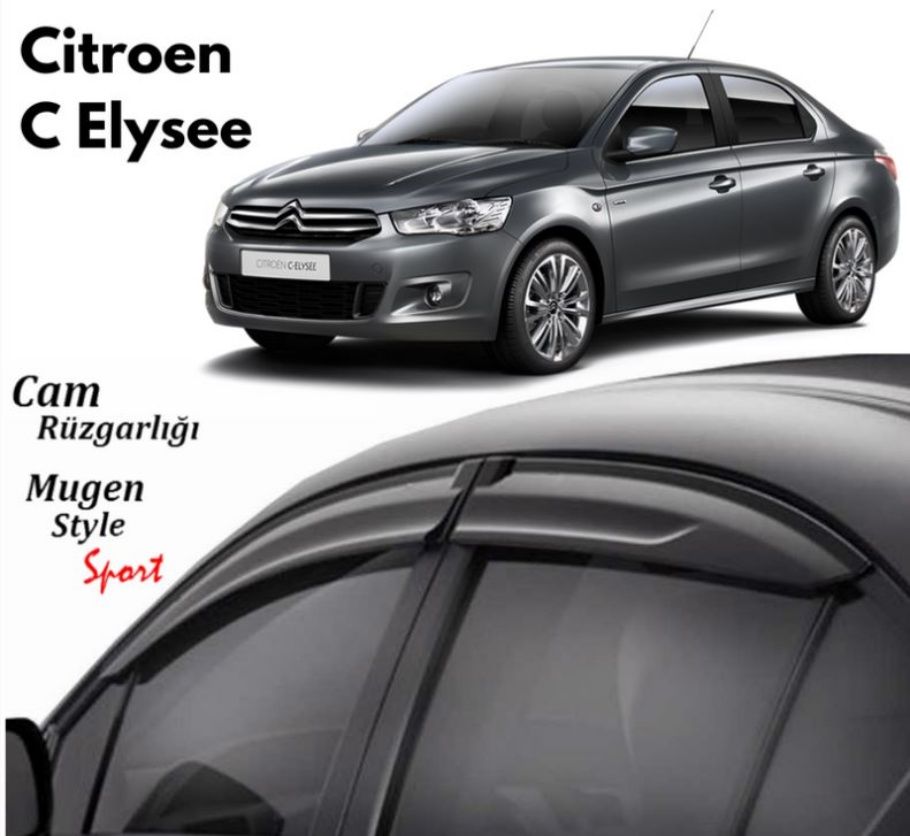 Citroen C-Elysee Uyumlu Cam Rüzgarlığı Mugen