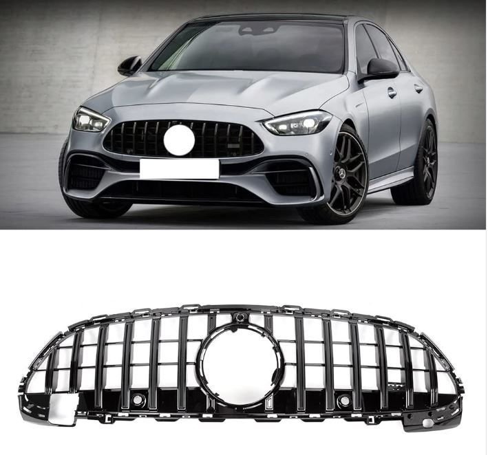 Mercedes w206 ön panjur ızgara seti siyah 2021+ c serisi