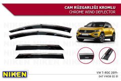Vw T-roc Kromlu Cam Rüzgarlığı Niken 2019+