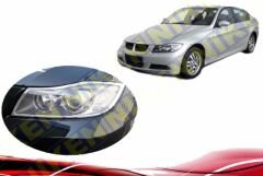 Bmw 3 serisi e90 far çerçevesi kaş kromu (2006-2012) Arası modeller