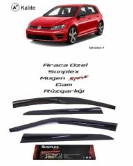 Vw Golf 7 Mugen Cam Rüzgarlığı 2013-2020 arası 4'lü Sunplex