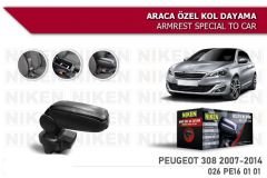 Peugeot 308 Araca Özel Kol Dayama Kolçak 2008-2013 arası Niken