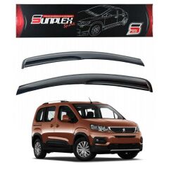 Peugeot Rifter Mugen Cam Rüzgarlığı 2018 sonrası 2'li Sunplex