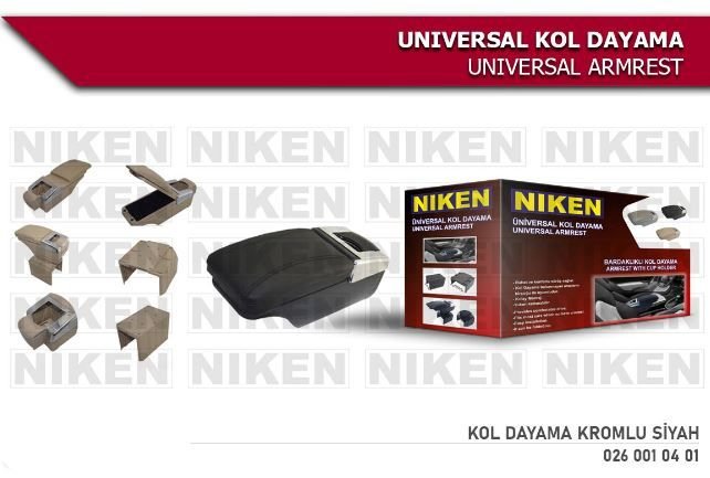 Kol Dayama-kolçak Bardaklı tip Siyah tüm modellere uyumlu