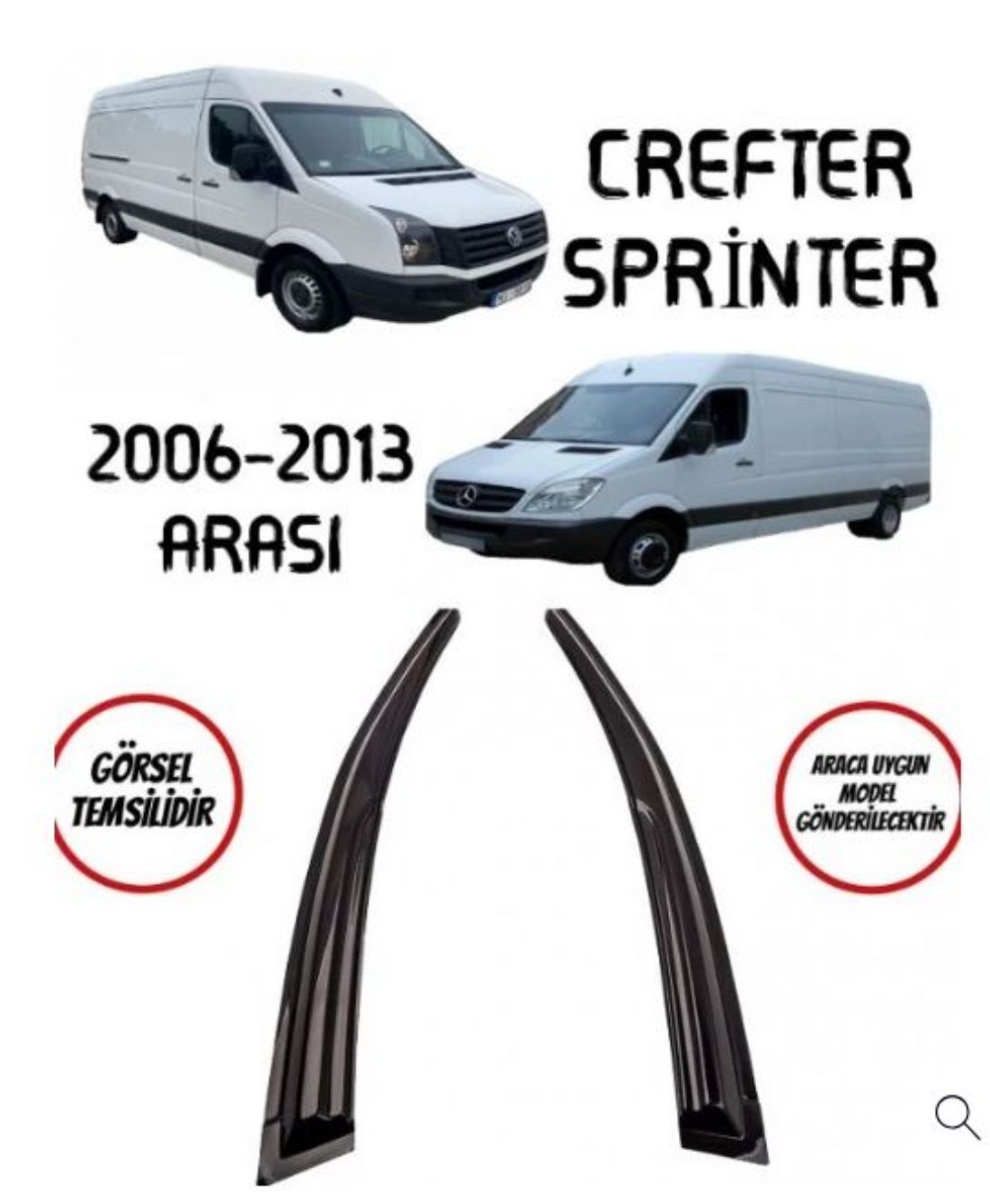 Vw Crafter Uyumlu Cam Rüzgarlığı 2006-2013 Arası Uyumlu Mugen