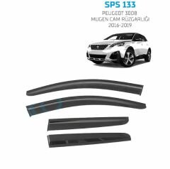 Peugeot 3008 Mugen Cam Rüzgarlığı 2016-2019 arası 4'lü Sunplex