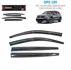 Vw Tiguan Mugen Cam Rüzgarlığı 2016-2023 arası 4'lü Sunplex