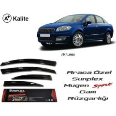 Fiat Linea Mugen Cam Rüzgarlığı 2006-2015 arası 4'lü Sunplex
