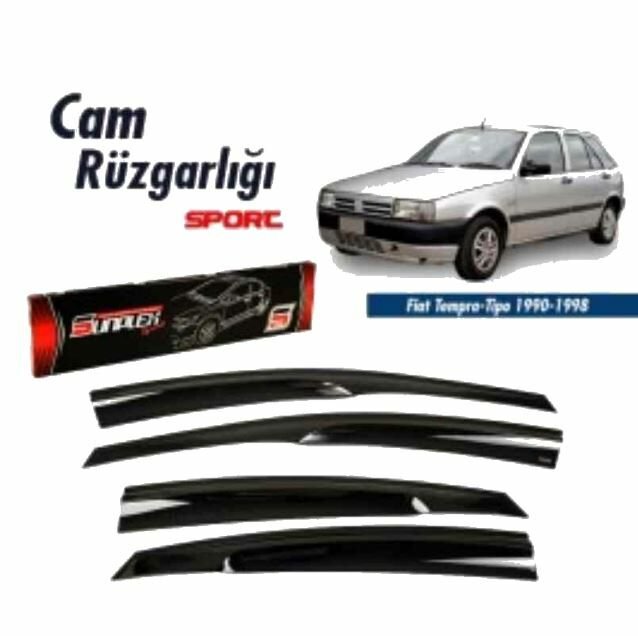 Fiat Tempra Mugen Cam Rüzgarlığı 1990-1998 arası 4'lü Sunplex