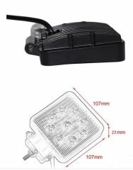 Led çalışma lambası pro 16 ledli off road sis lambası kare tip Niken