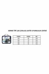 145x12 Ebatlarına Uyumlu Serme Kar Patinaj Zinciri Mefatech