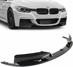 Bmw F30 ön tampon altı lip m-performane pianoblack 2012-2018 arası