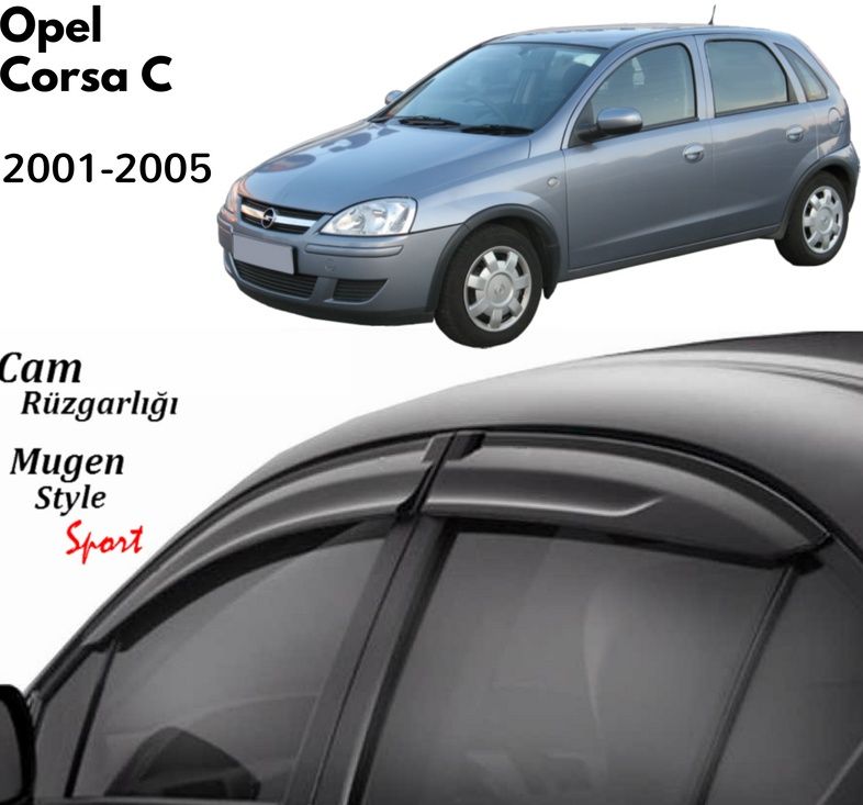 Opel Corsa C Uyumlu Cam Rüzgarlığı 2001-2005 arası uyumlu Mugen